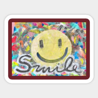 Smiling faces - 2 Sticker